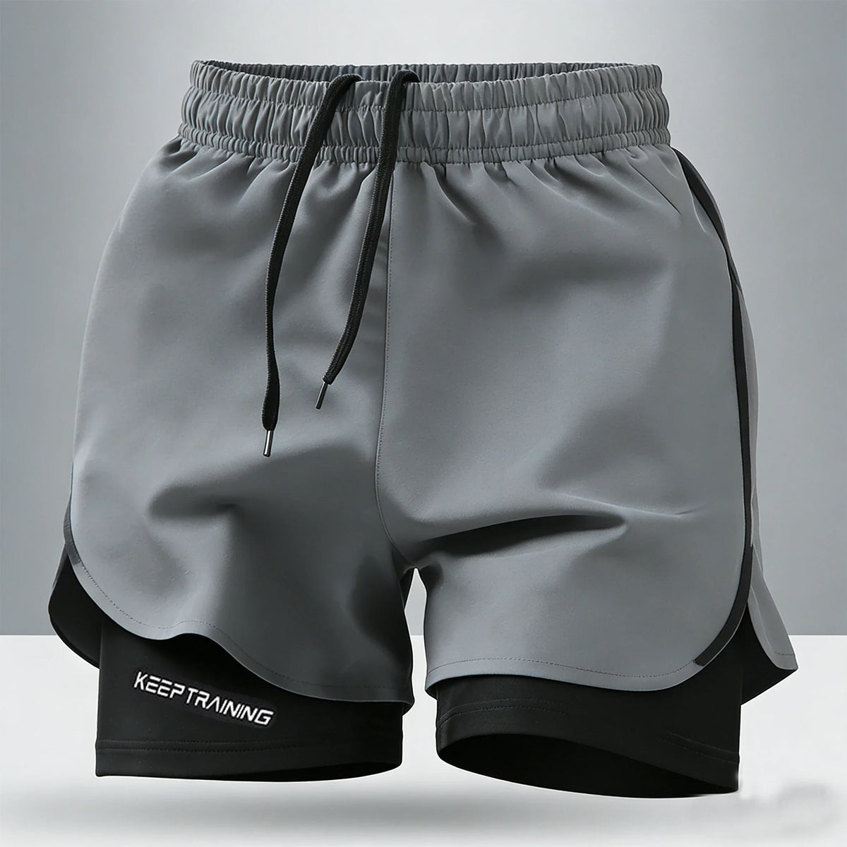 Men's 2-in-1 Running Shorts – Quick Dry Gym Shorts