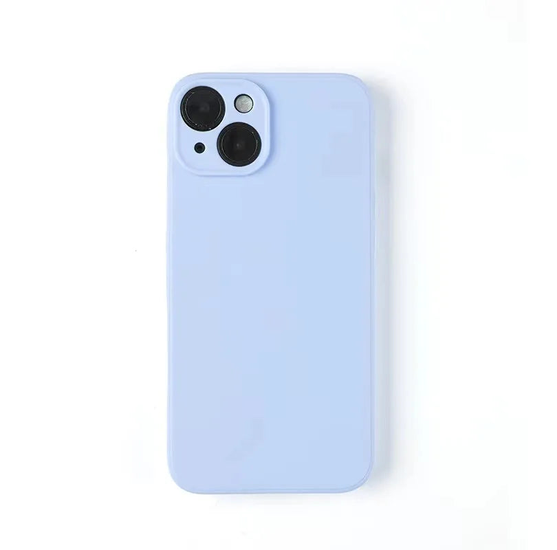 Luxury Liquid Silicone Phone Case for iPhone 13 Mini 14 15 Pro Max Plus