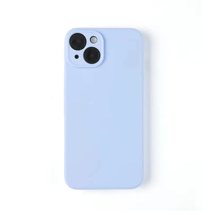 Luxury Liquid Silicone Phone Case for iPhone 13 Mini 14 15 Pro Max Plus