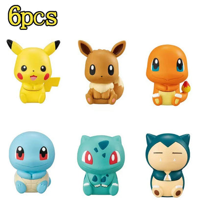 Pokémon Mini Figure Set - 6 Piece Collectible Toys