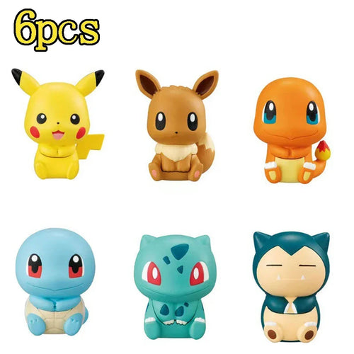 Pokémon Mini Figure Set - 6 Piece Collectible Toys