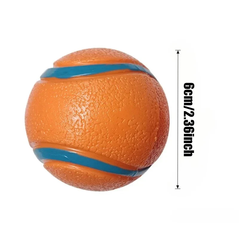 Dog Toy Ball Fetch Tough Pet Puppy Chew Solid Elastic Jumping Accessories Large Medium Small