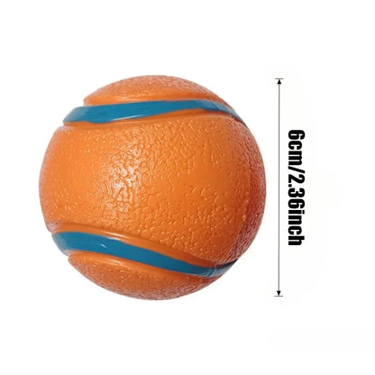 Dog Toy Ball Fetch Tough Pet Puppy Chew Solid Elastic Jumping Accessories Large Medium Small