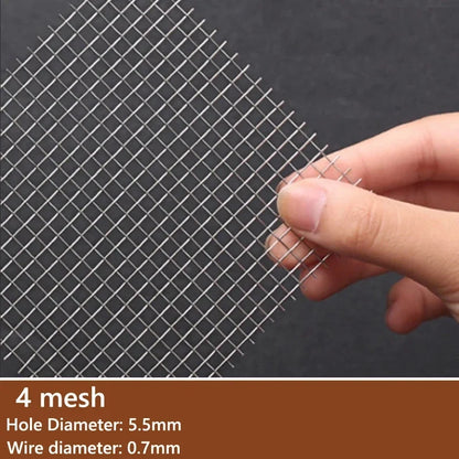 304 Stainless Steel Woven Wire Mesh Filter Screen – 4 to 500 Mesh