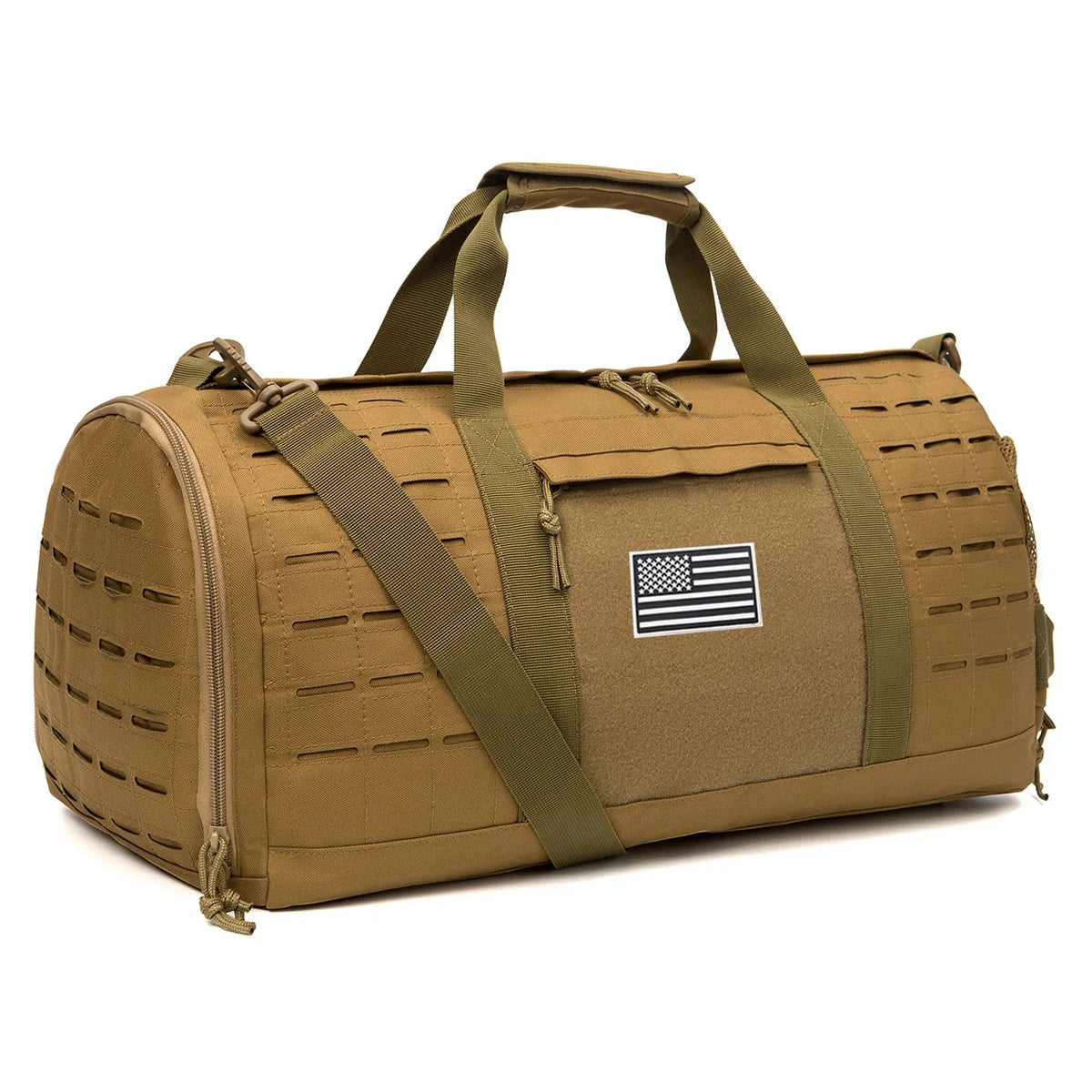 40L Men's Tactical Gym Duffle Bag with Shoe Compartment