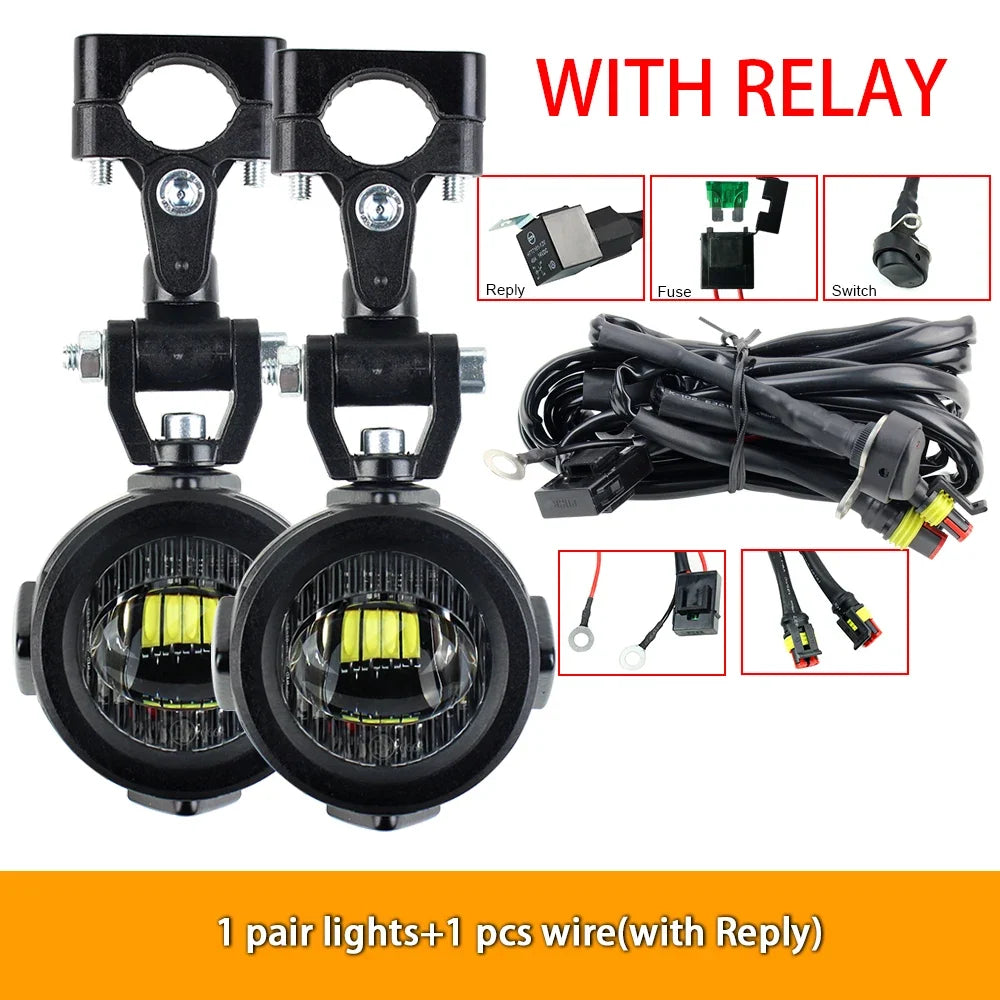 Motorcycle LED Fog Lights 40W 6000K – BMW R1200GS F800GS F700GS