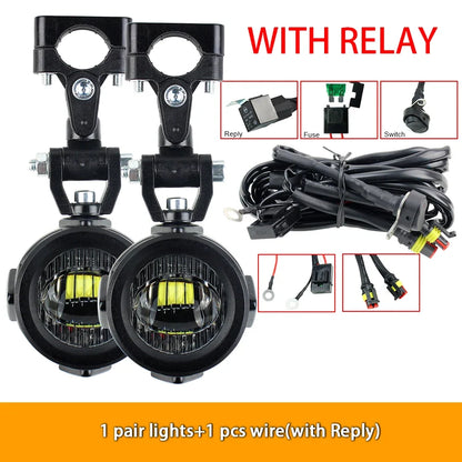 Motorcycle LED Fog Lights 40W 6000K – BMW R1200GS F800GS F700GS