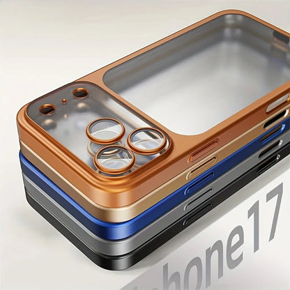 Plating Color PC Transparent iPhone Case