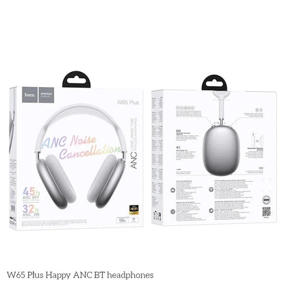 W65 Plus ANC Wireless Over Ear Headphones