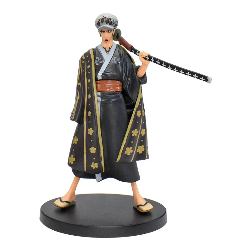 18CM One Piece Luffy Zoro Chopper Nami PVC Action Figures