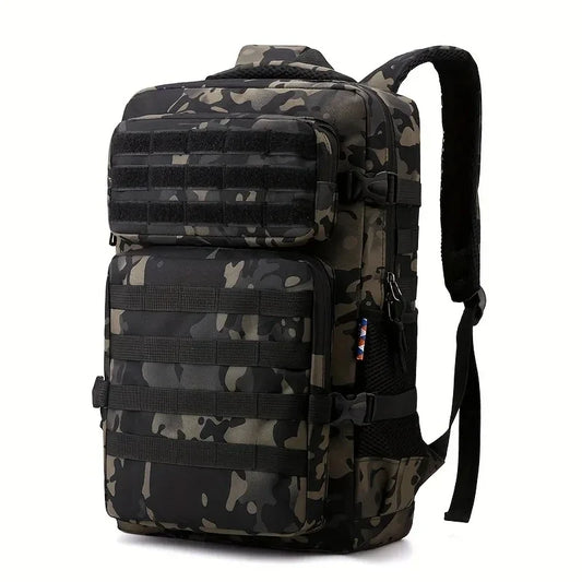 Tactical MOLLE Backpack for Men – Camouflage Hiking & Camping Bag