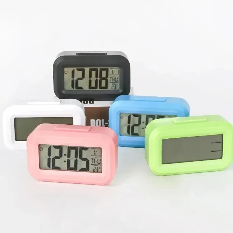 LED Digital Alarm Clock with Backlight & Temperature Display