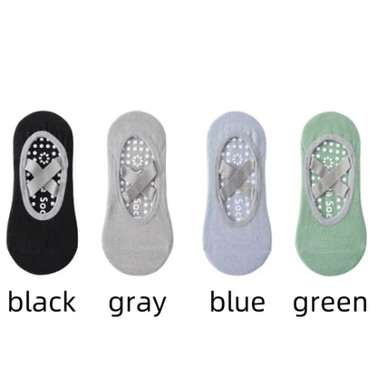 Non-Slip Yoga Socks for Women – Backless Grip Socks for Pilates & Ballet