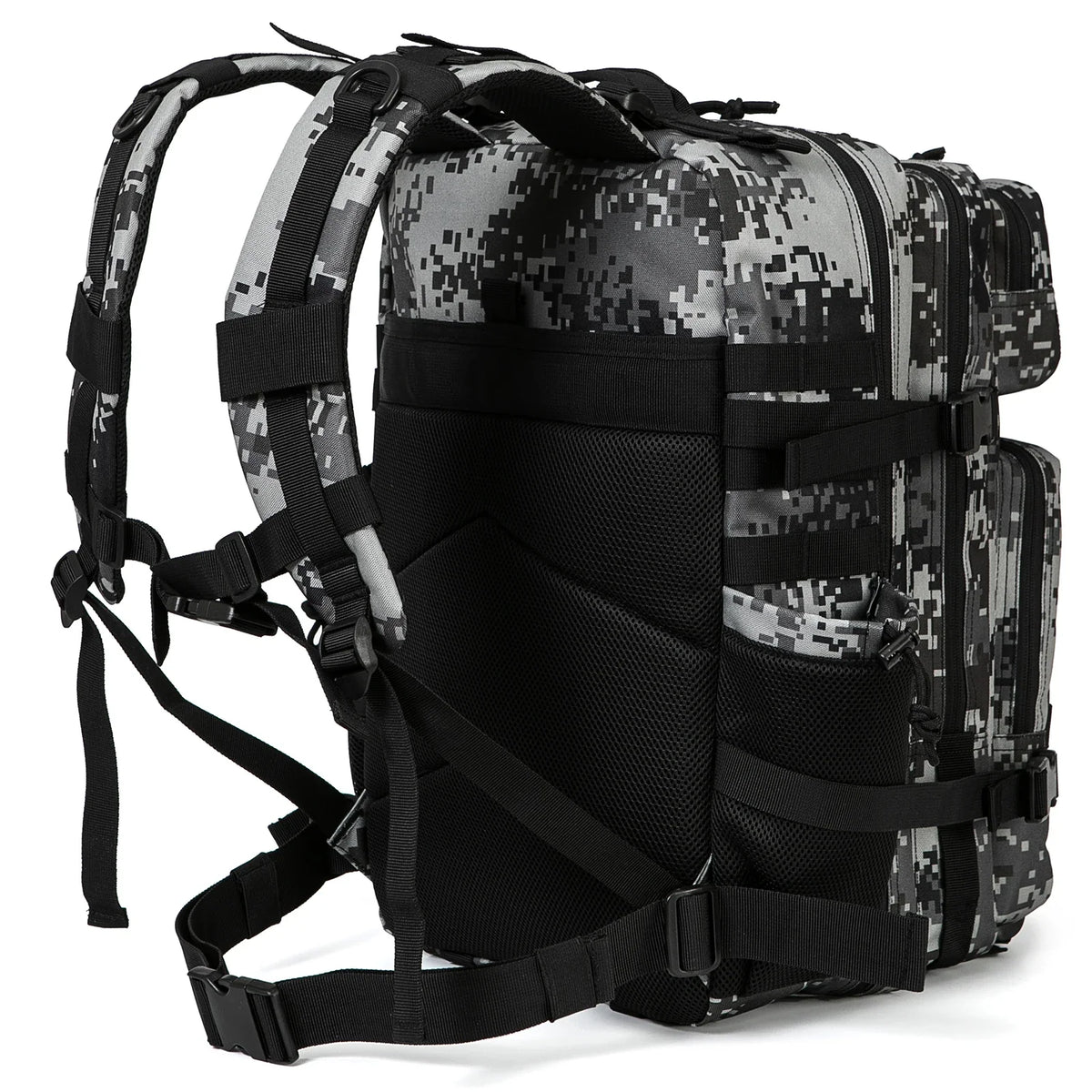 45L MOLLE Tactical Hiking Backpack with Bottle Holder