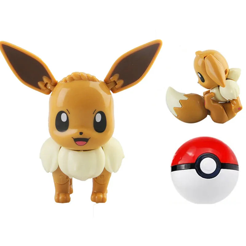 Pokemon Ball Action Figure with Pikachu – Collectible Set