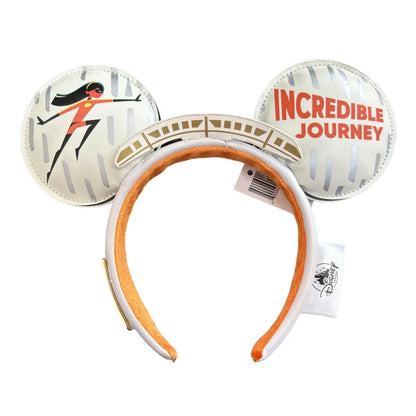 Disney Minnie Mouse Ear Headband with Bow – PU Leather Disneyland Ears