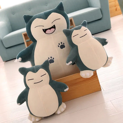 200cm Huge Pokemon Snorlax Anime Plush Toys Big Pok Mon Plushie Kawaii Semi-Finished Leather Holster