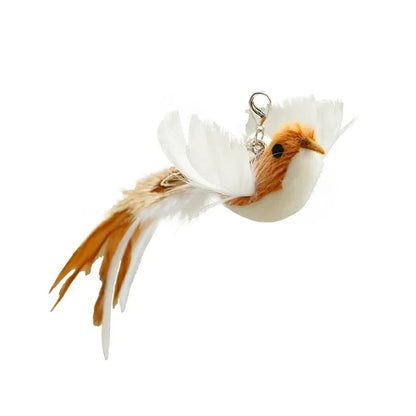 Funny Bird Feather Cat Wand Bell Accessories Interactive Toys Cats Kitten Hunting Teaser Exercise