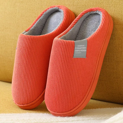 Plush Indoor Slippers – Thick Soft Bottom Anti-Slip Winter House Shoes
