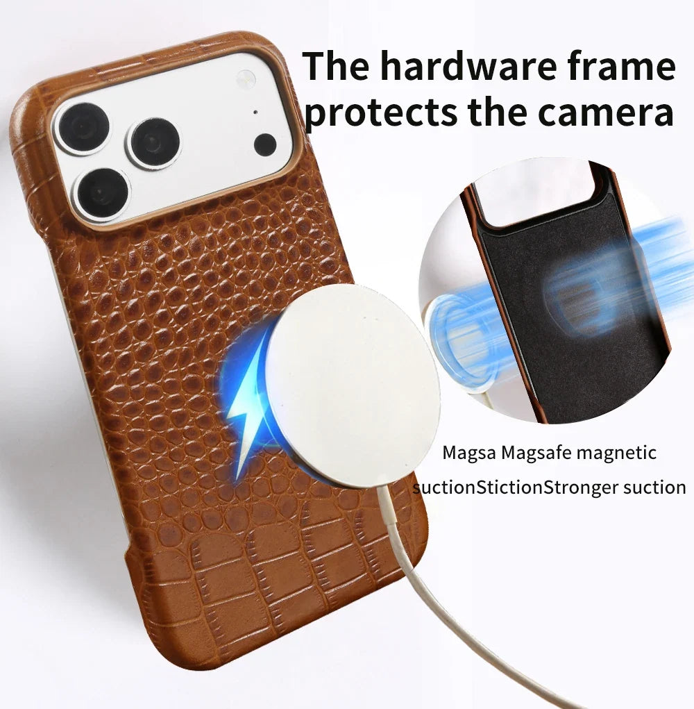 Real Leather iPhone Case