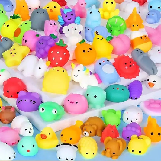 20-Piece Random Cute Animal Squeeze Stress Relief Toys