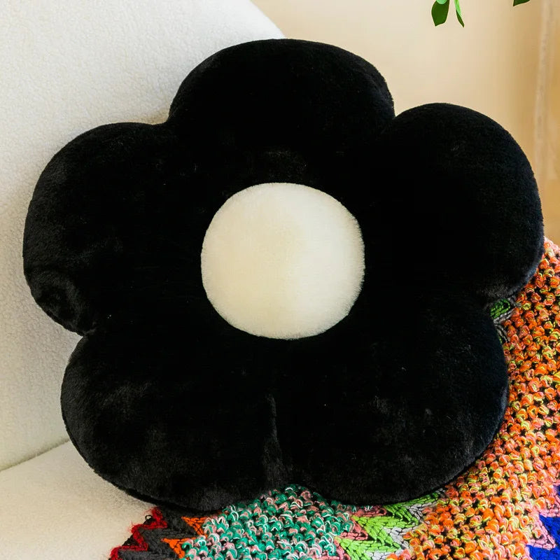 Flower Shape Plush Floor Cushion – Soft Seat Pad