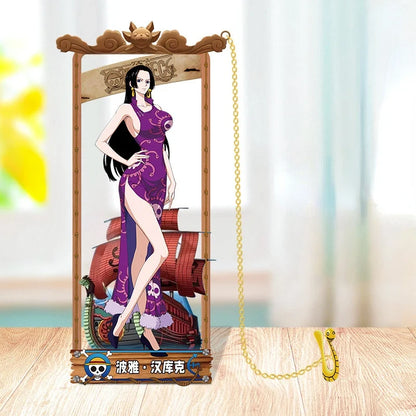 One Piece Cartoon Character Metal Bookmark