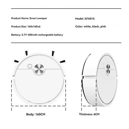 Smart Automatic Robot Vacuum with Sweeping and Mopping