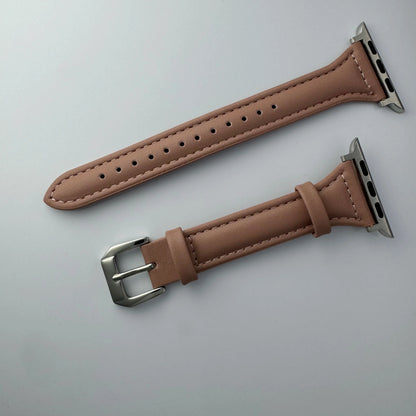 Slim Leather Band for Apple Watch, 40–49mm, Women’s Style