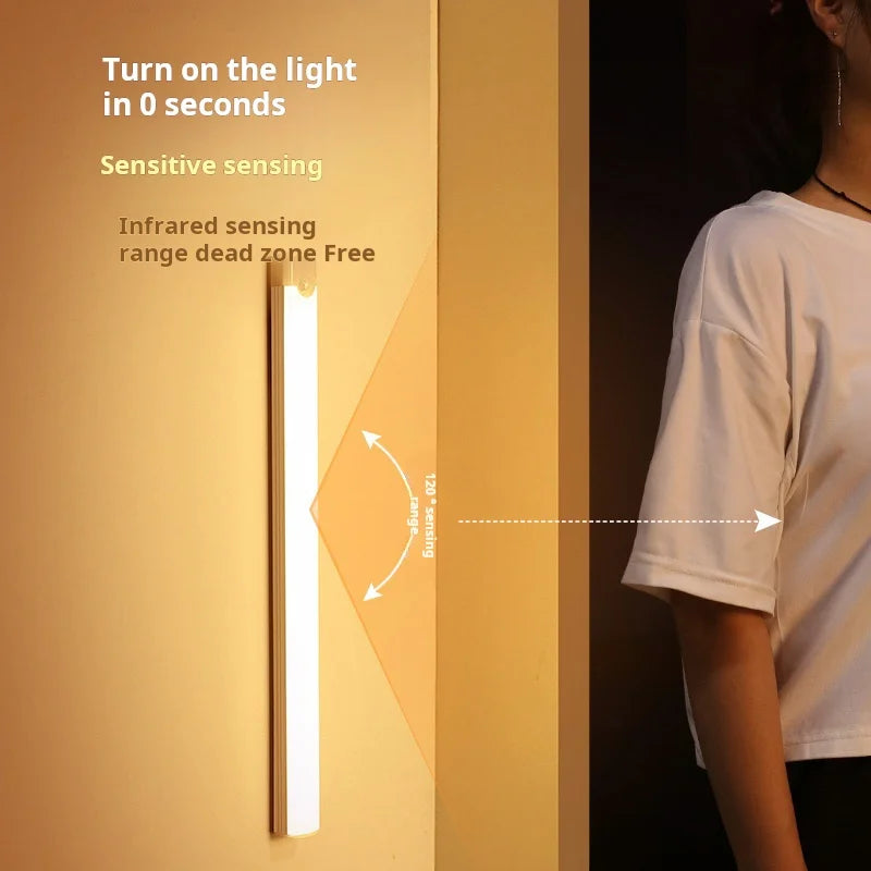 Motion Sensor Cabinet Light Bar – Wireless USB Rechargeable