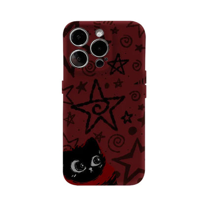 Starred Cat iPhone Case