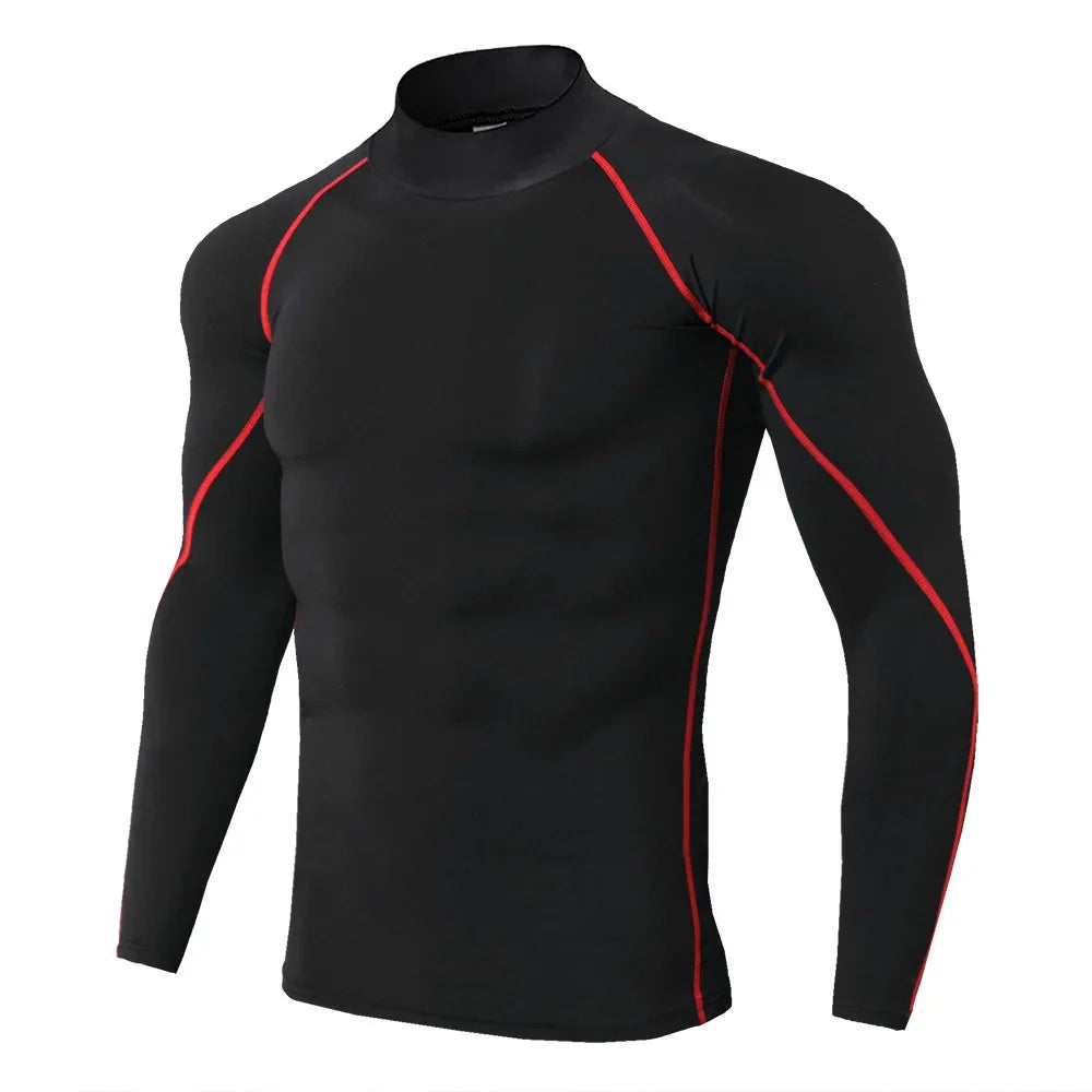 Men's Quick Dry Long Sleeve Compression Sports Shirt