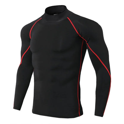 Men's Quick Dry Long Sleeve Compression Sports Shirt
