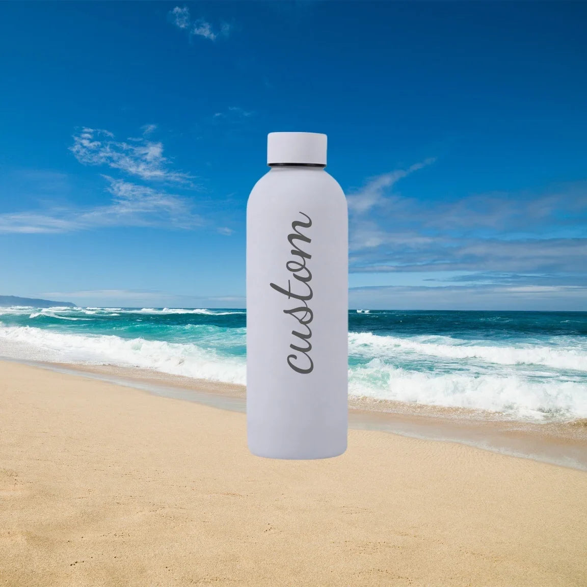 Personalized Engraved Insulated Water Bottle | Custom Name 16.9oz