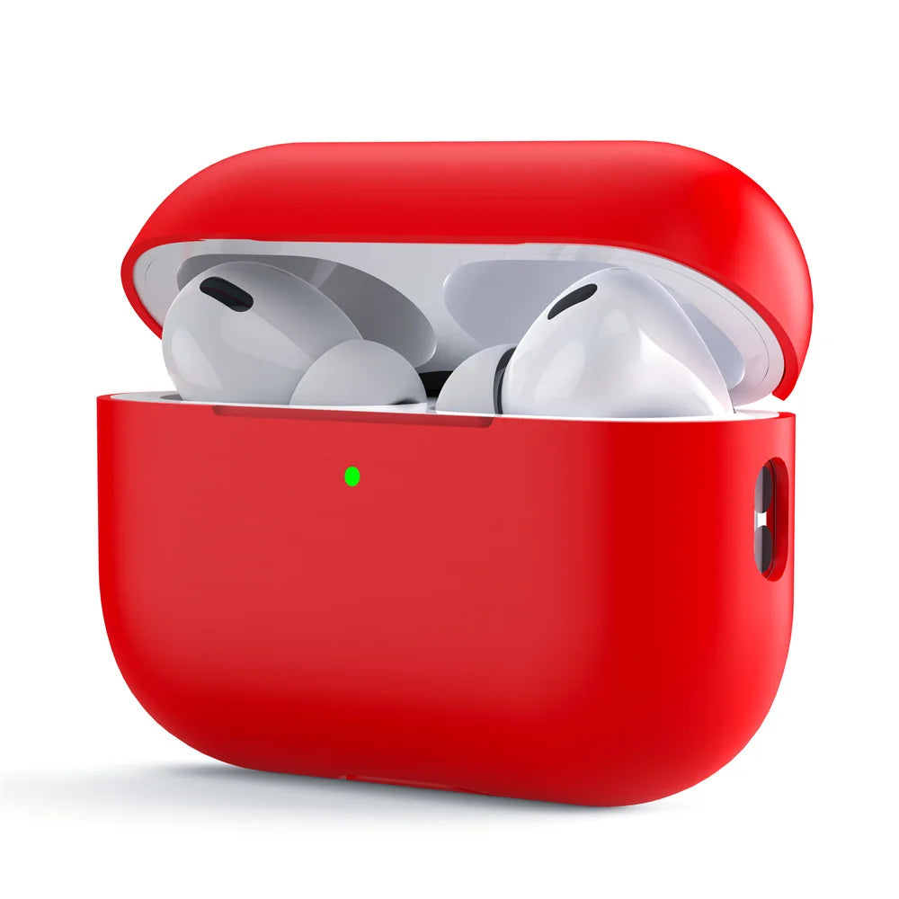 Ultra-Thin Silicone AirPods Case – Slim Matte Protective Cover