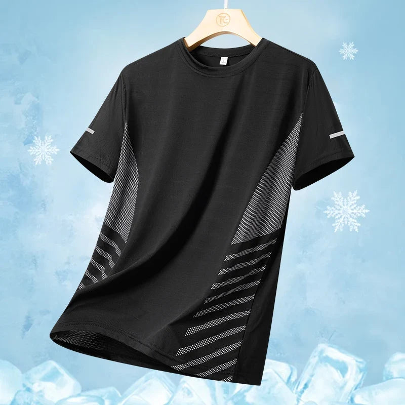 Men's Quick Dry Reflective Running T Shirt