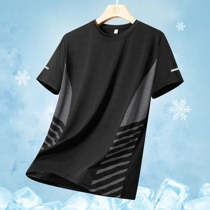 Men's Quick Dry Reflective Running T Shirt