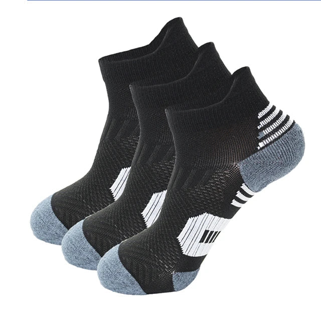 3 Pairs Quick Dry Non Slip Sports Socks