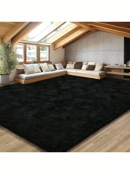 Thick Shaggy Area Rug – Super Soft Long-Pile Plush Carpet for Living Room & Bedroom
