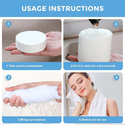Disposable Compressed Towel – Thick, Lint-Free & Portable