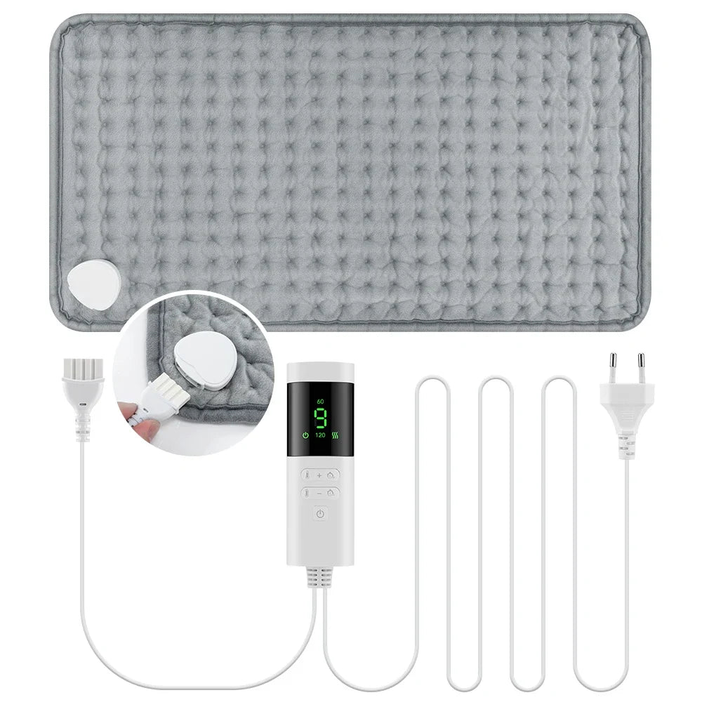 Electric Heated Blanket Mat with Timer for Bed and Sofa