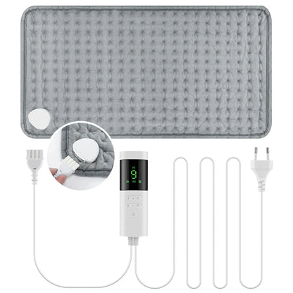 Electric Heated Blanket Mat with Timer for Bed and Sofa