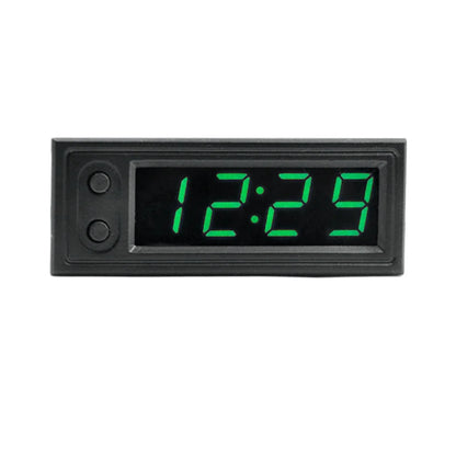 3-in-1 Car Dashboard Clock with Temperature & Voltmeter