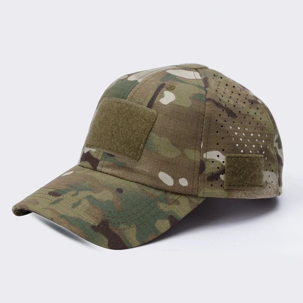 Tactical Baseball Cap with Velcro Patch – Breathable Adjustable Hat