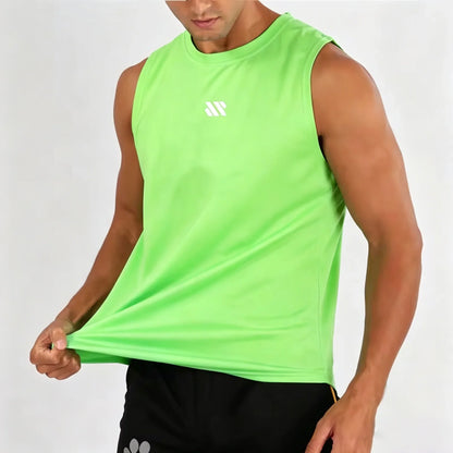 Men’s Mesh Stringer Tank Top for Gym & Workout