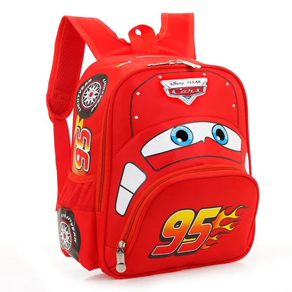 Disney Car Children S Bag Kindergarten Boy Safety Backpack Primary School Students 3-6 Years Old