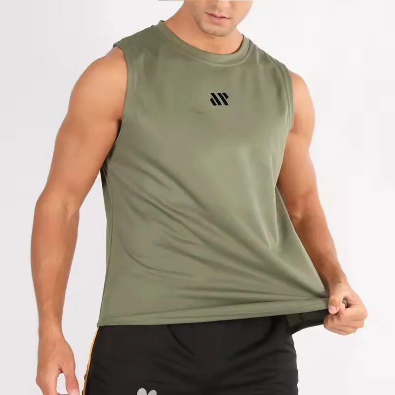 Men’s Mesh Stringer Tank Top for Gym & Workout