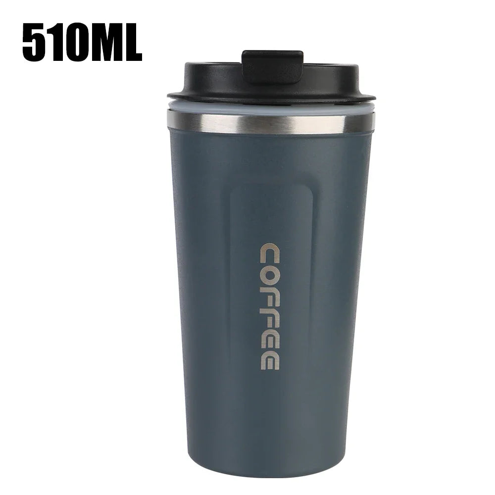 Thermo Cafe Double Stainless Steel Coffee Mug Tea Water 380