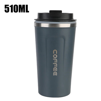 Thermo Cafe Double Stainless Steel Coffee Mug Tea Water 380