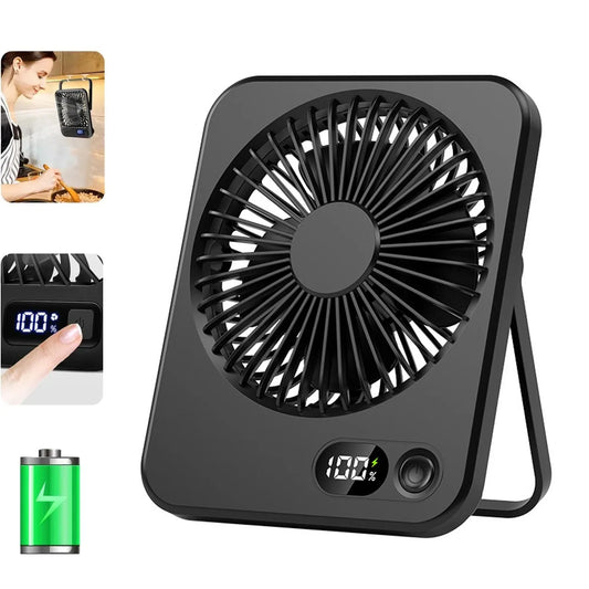 Mini Portable Folding USB Rechargeable Desk Fan